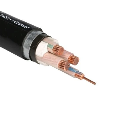 XLPE Twin Core Kab 35mm 100mm Single Copper Endistriyèl Konstriksyon Railway EVA Kab