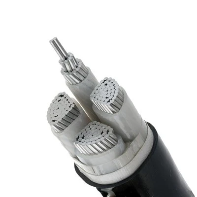 YJLV Single/Multi Nwayo Aliminyòm Kab XLPE Pouvwa Kab 3x16mm² Mawonnen Fil Ba Voltage Aliminyòm Kab