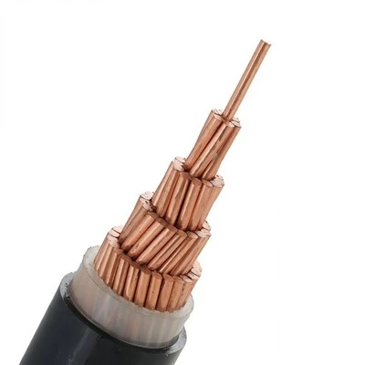 YJV pouvwa ekstansyon kab 0.6/1KV XLPE izole PVC ak yon sèl kondiktè aliminyòm